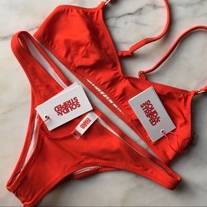 The Rachel bikini top (S) and bottom (M)